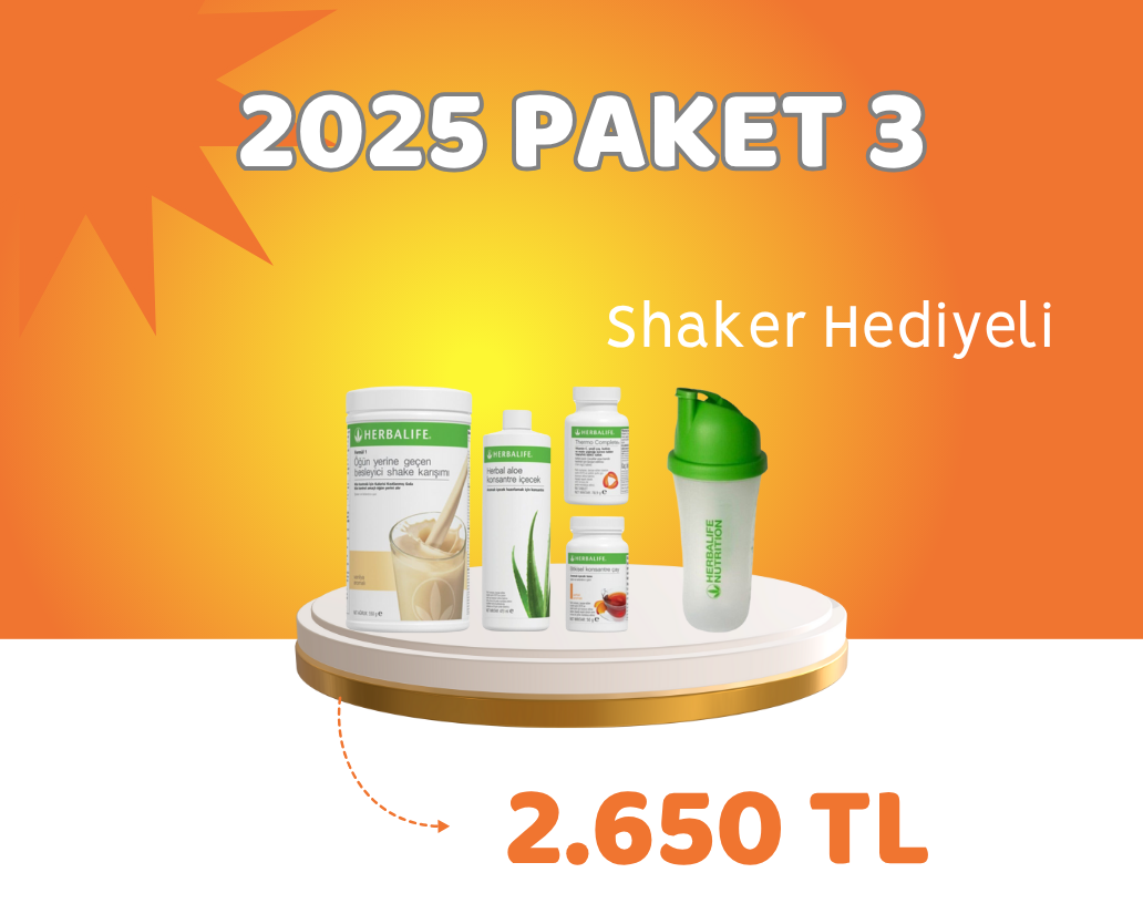 2025 Paket 3 -  Shaker Hediyeli